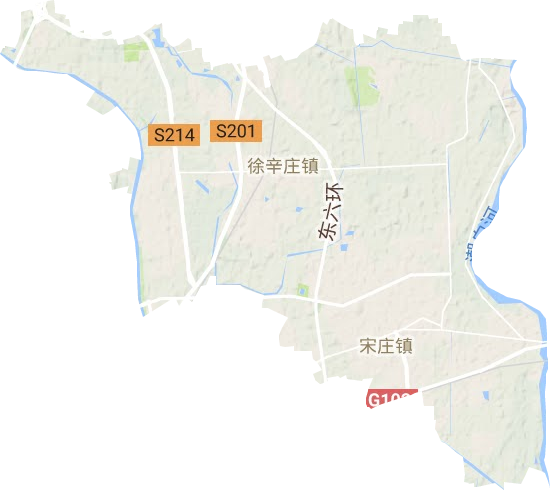 宋庄镇地形图