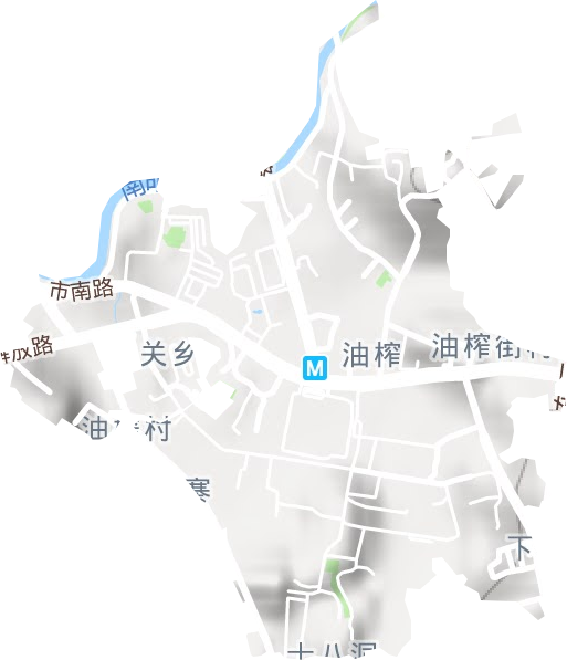 油榨社区服务中心地形图