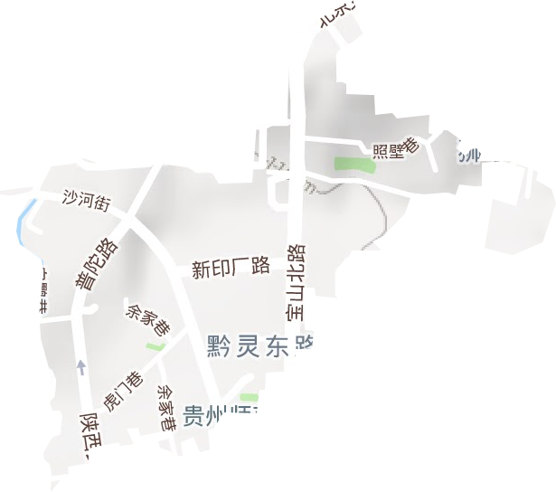 普陀社区服务中心地形图