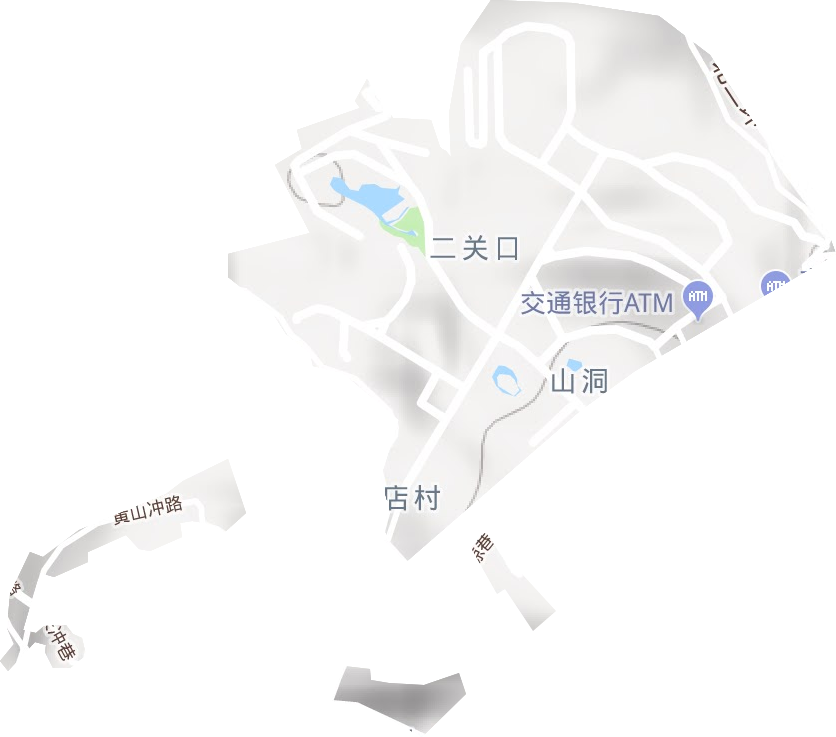 中天社区服务中心地形图