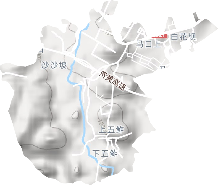 金关社区服务中心地形图