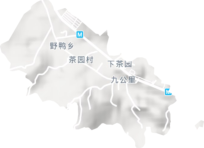 普天社区服务中心地形图