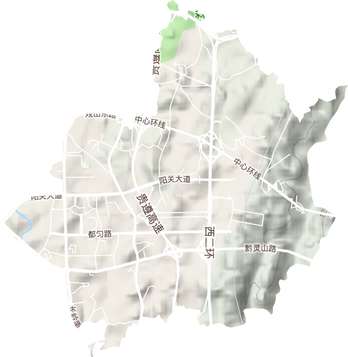 金岭社区服务中心地形图