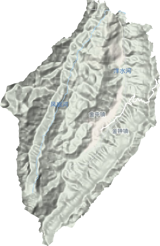 金中镇地形图
