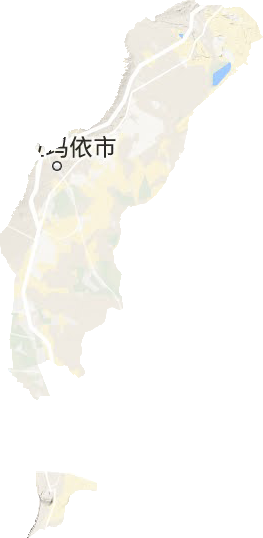 克拉玛依市地形图