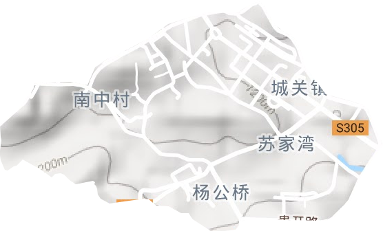 紫兴社区服务中心地形图