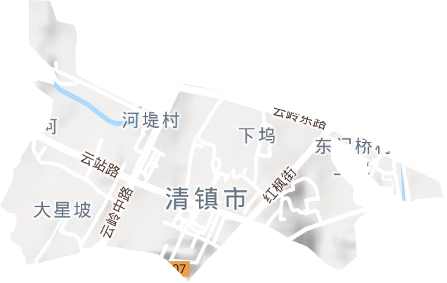 红新社区服务中心地形图