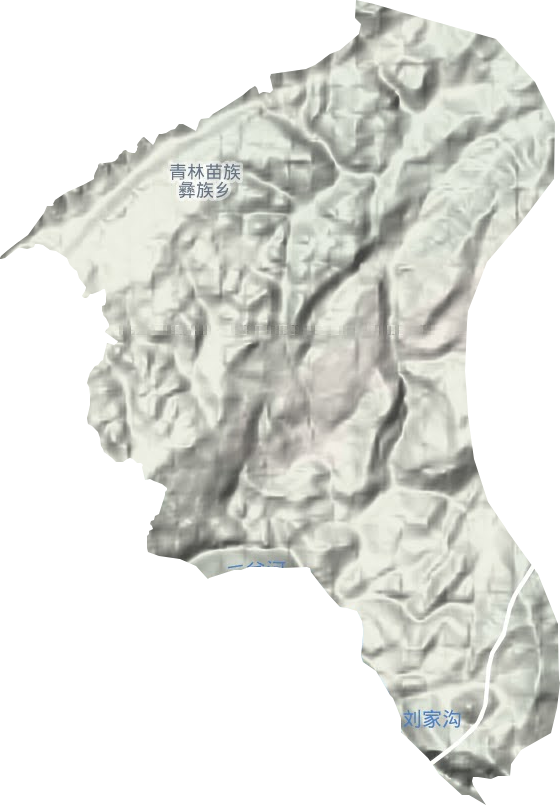青林苗族彝族乡地形图