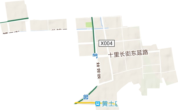 霍营街道地形图