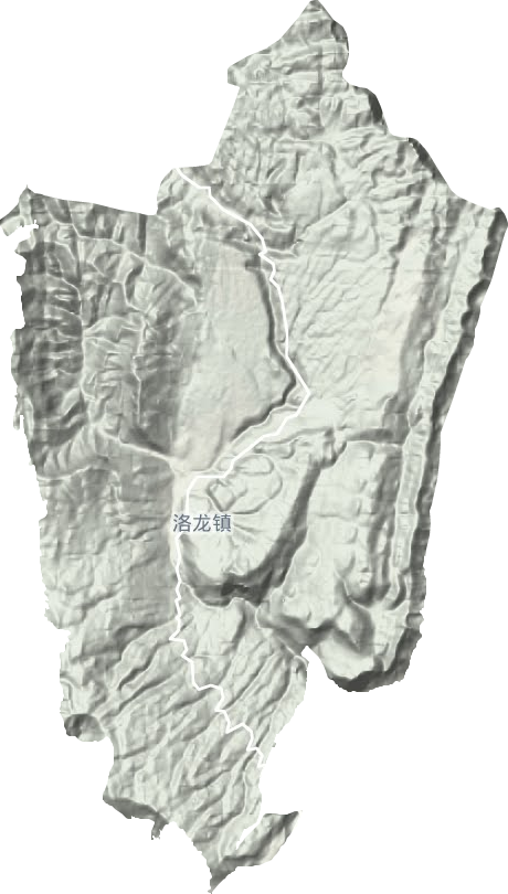洛龙镇地形图