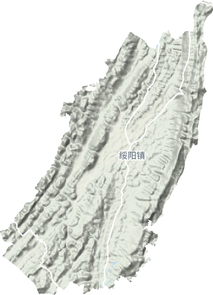 绥阳镇地形图