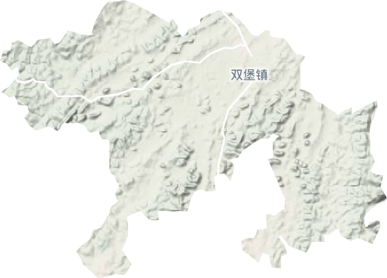 双堡镇地形图