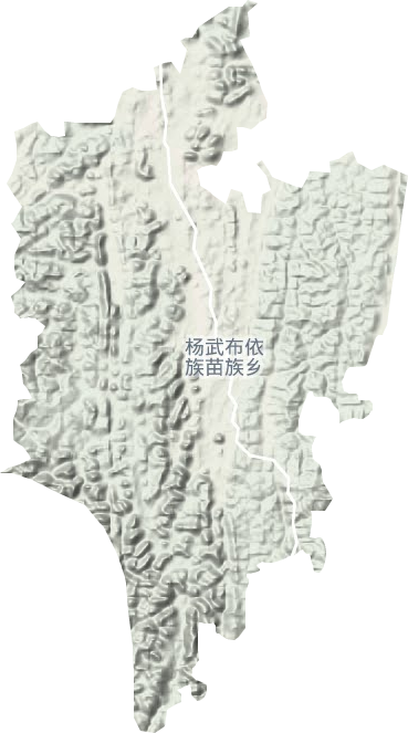 杨武布依族苗族乡地形图