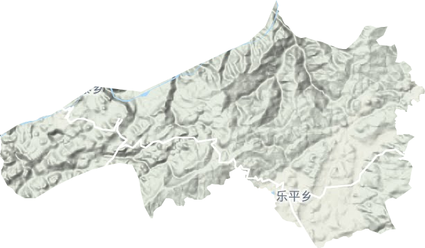 乐平镇地形图