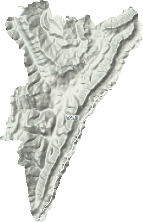 层台镇地形图