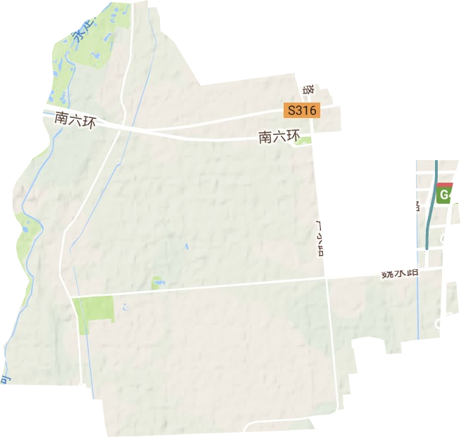 北臧村镇地形图