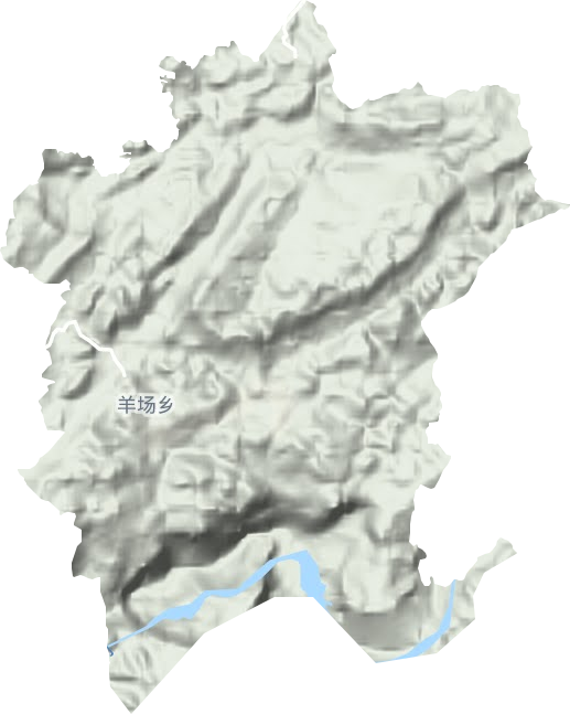 金兰镇地形图