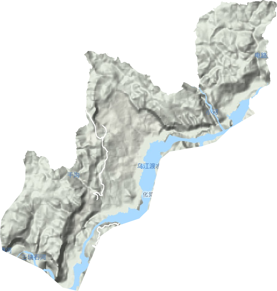 化觉乡地形图