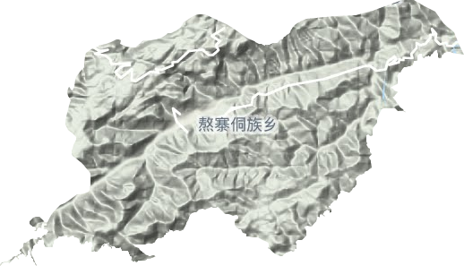敖寨侗族乡地形图