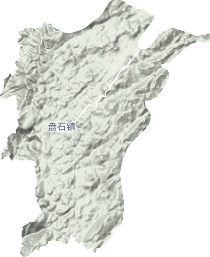 盘石镇地形图