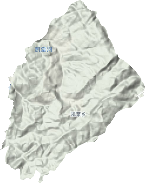 凯棠乡地形图