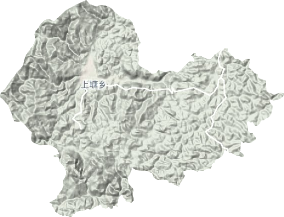 上塘镇地形图