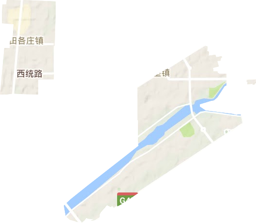 北京密云经济开发区地形图