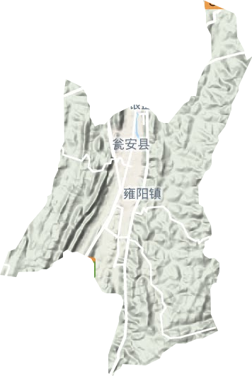 雍阳街道地形图