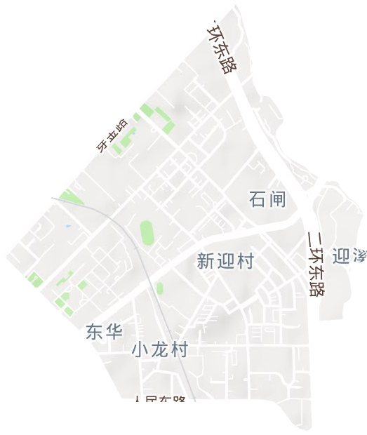 东华街道地形图