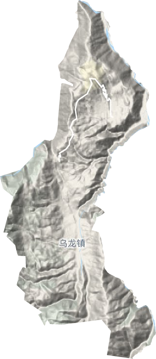 乌龙镇地形图