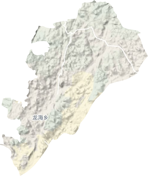 龙海乡地形图