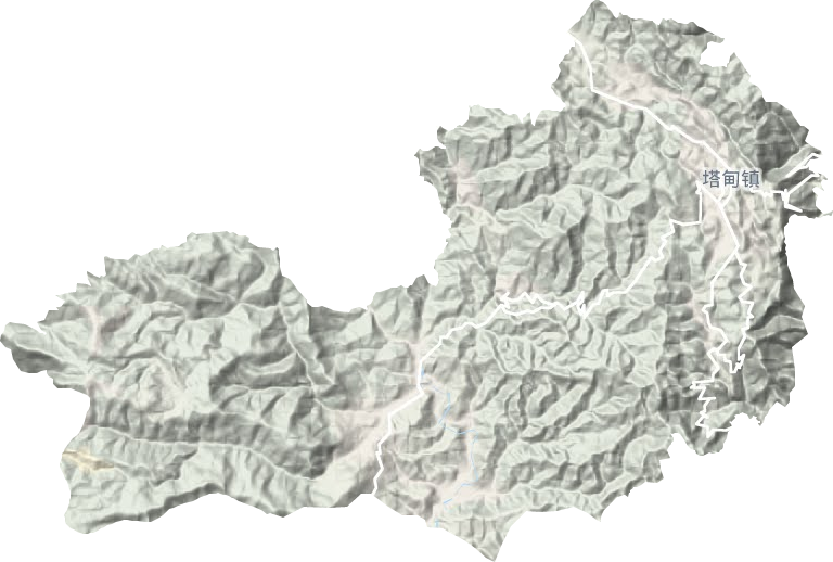 塔甸镇地形图