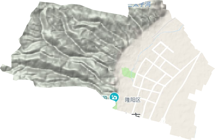 永昌街道地形图
