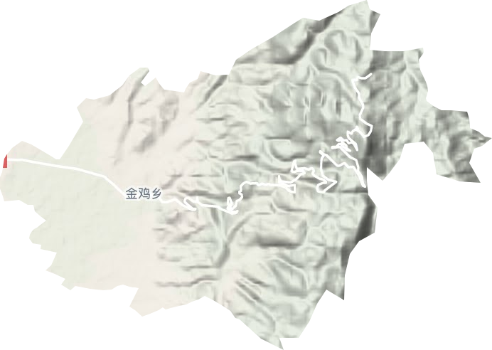 金鸡乡地形图