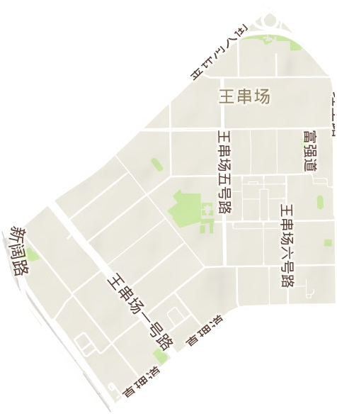 王串场街道地形图