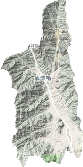 滇滩镇地形图