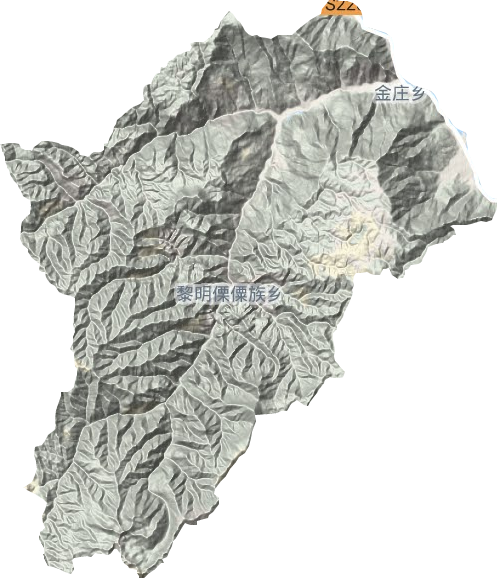 黎明傈僳族乡地形图