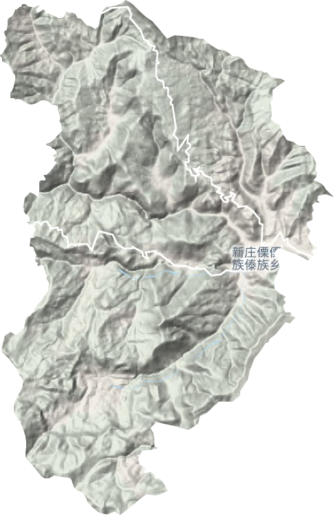新庄傈僳族傣族乡地形图
