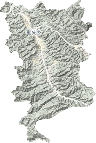 勐先镇地形图