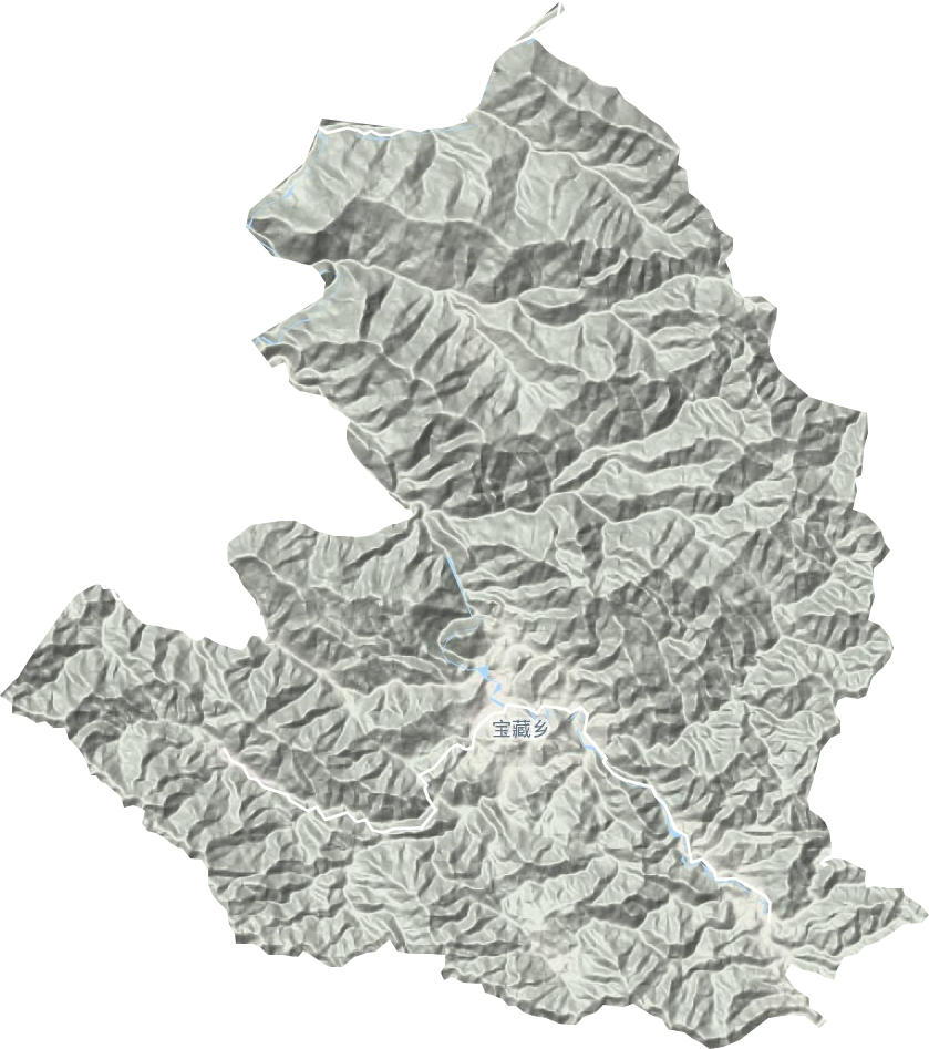 宝藏乡地形图