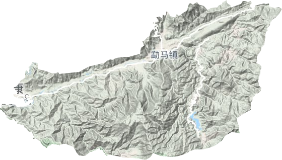 勐马镇地形图