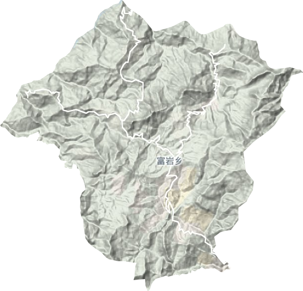 富岩镇地形图