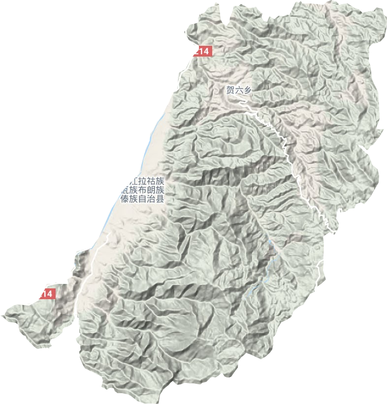 勐勐镇地形图