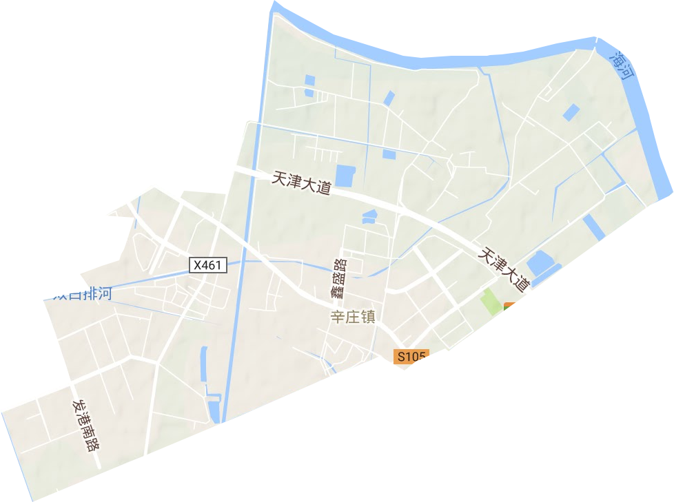 辛庄镇地形图