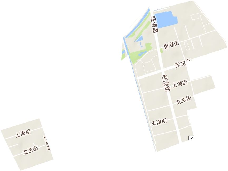 津南开发区西区地形图