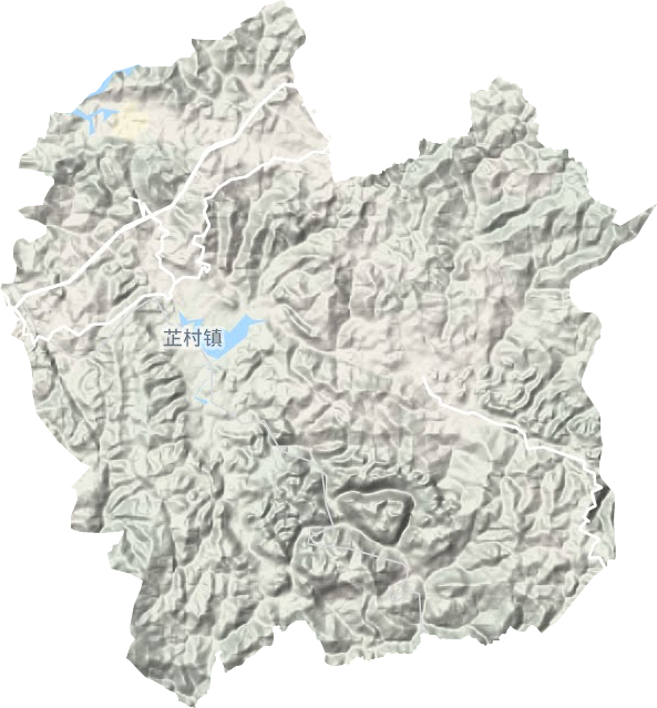 芷村镇地形图