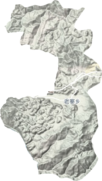 老寨苗族乡地形图