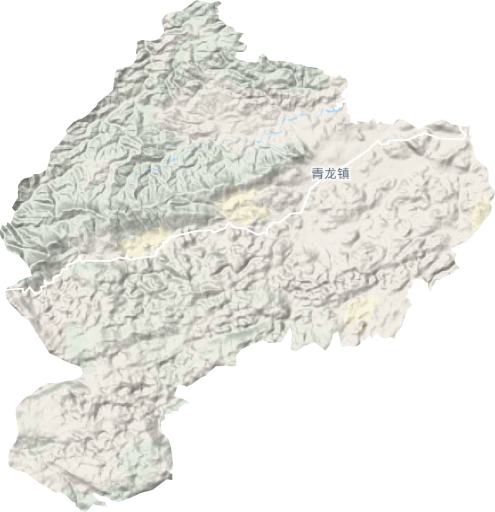 青龙镇地形图