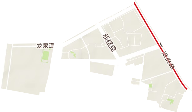 佳荣里街道地形图
