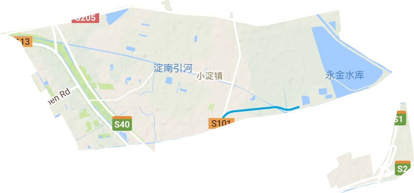 小淀镇地形图